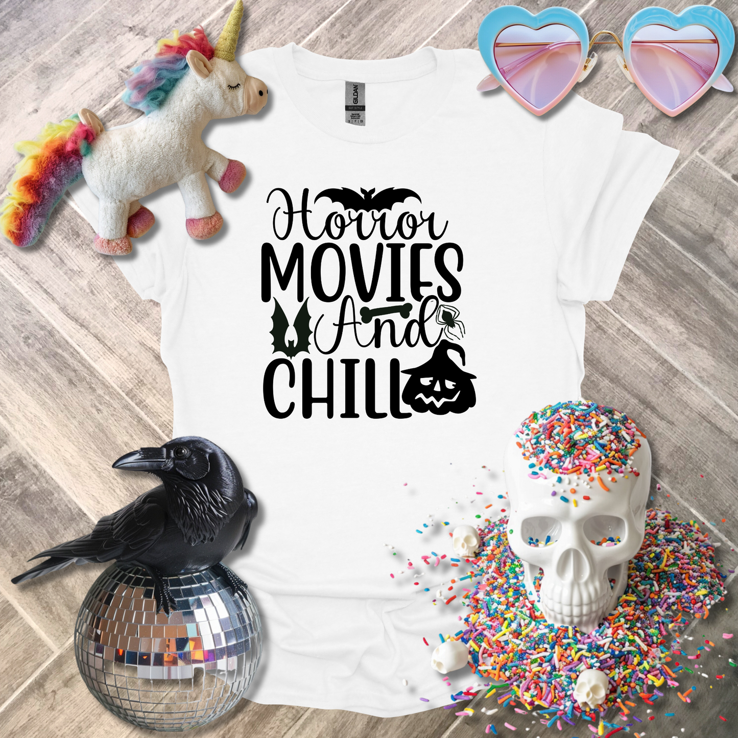 Horror Movies and Chill T-Shirt