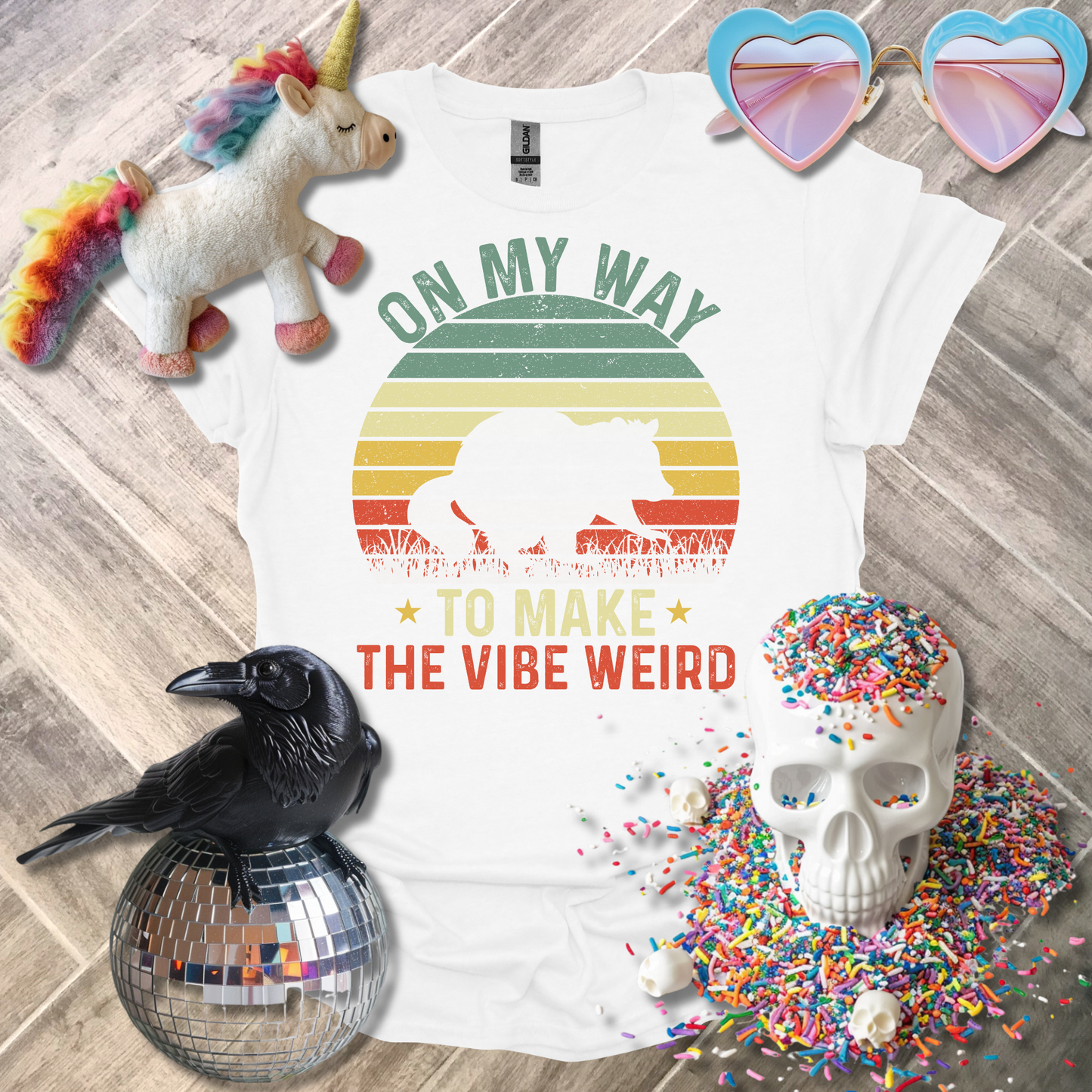 On My Way to Make the Vibe Weird T-Shirt