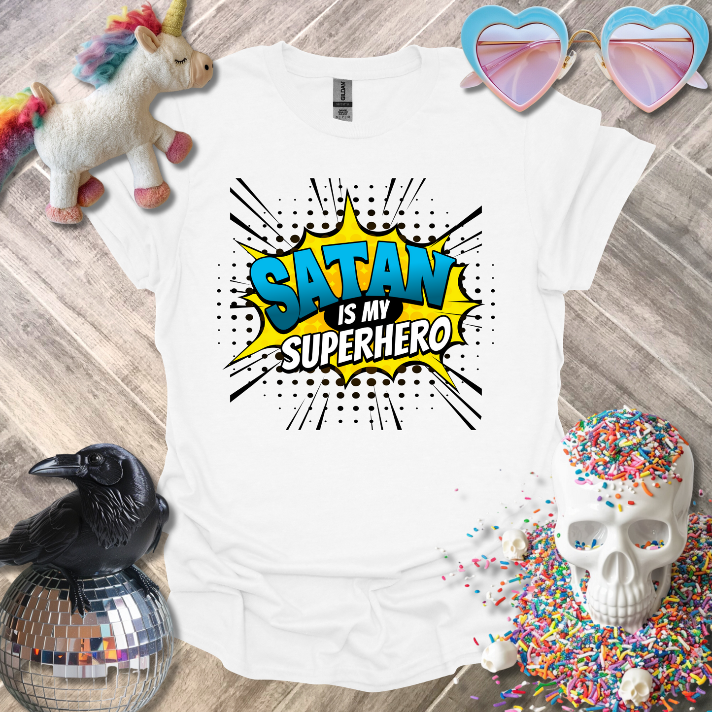 Satan is My Superhero T-Shirt