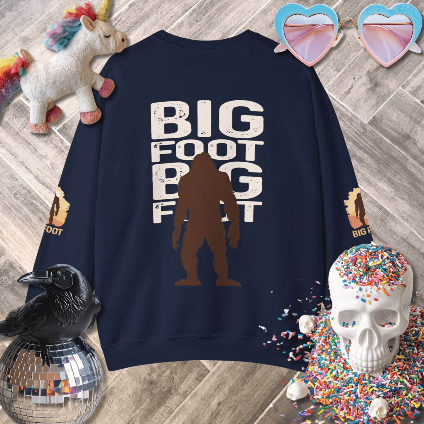 Sadist Ink Sweatshirt S / Navy Big Foot Sweatshirt