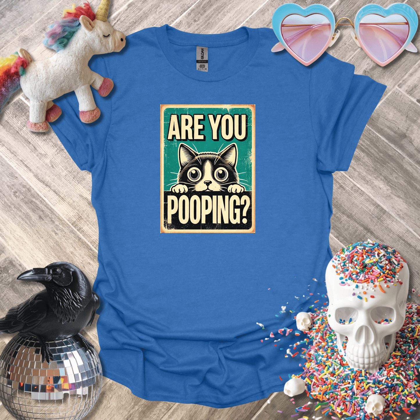 Sadist Ink T-Shirt Heather Royal / S Are You Pooping T-Shirt