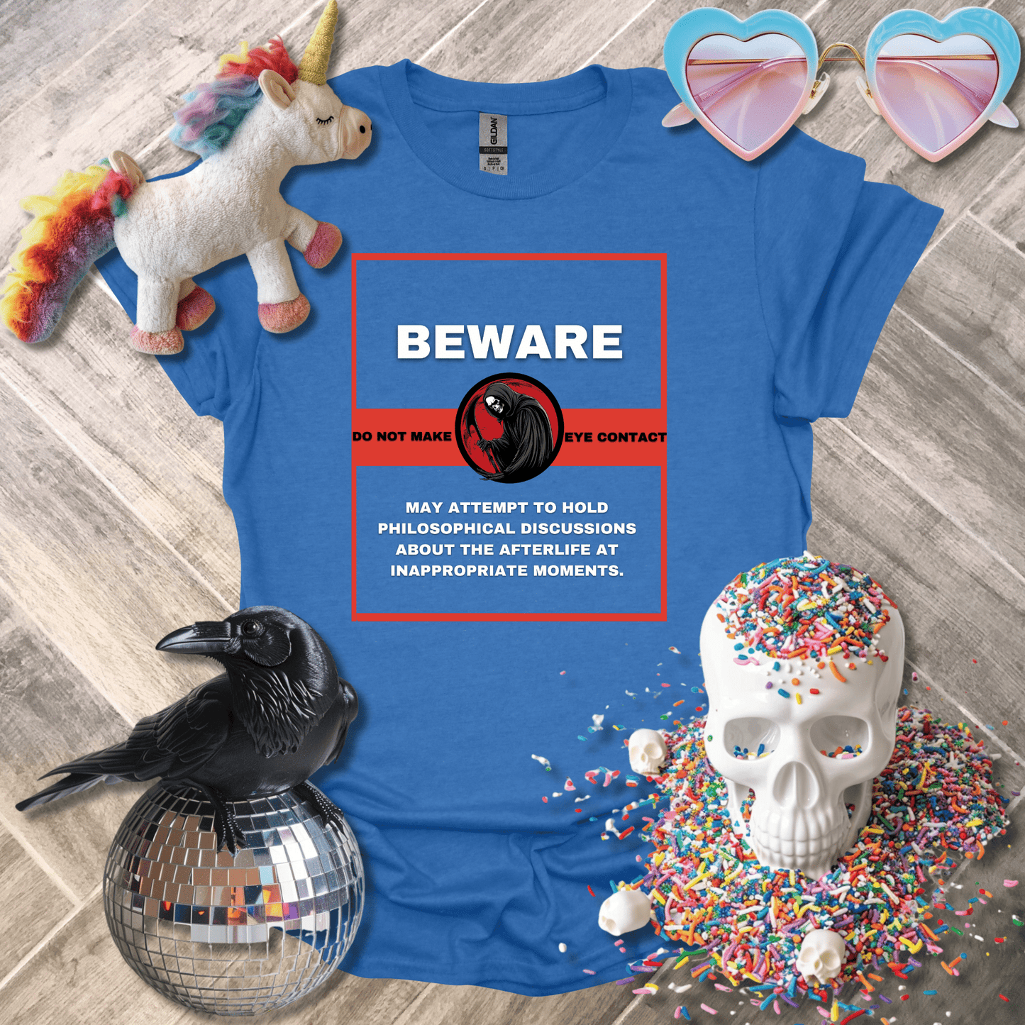 Sadist Ink T-Shirt Heather Royal / S BEWARE T-Shirt