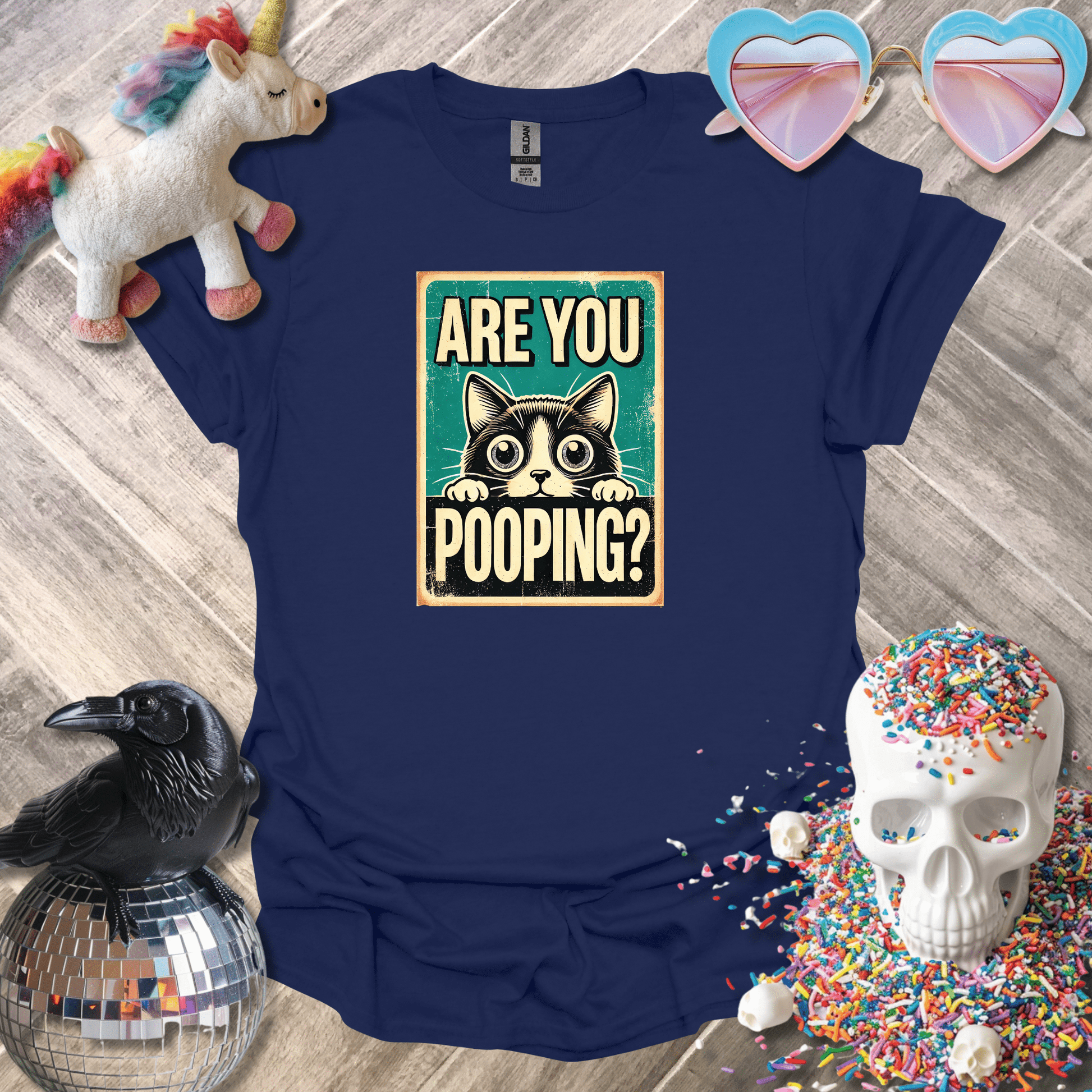 Sadist Ink T-Shirt Navy / S Are You Pooping T-Shirt