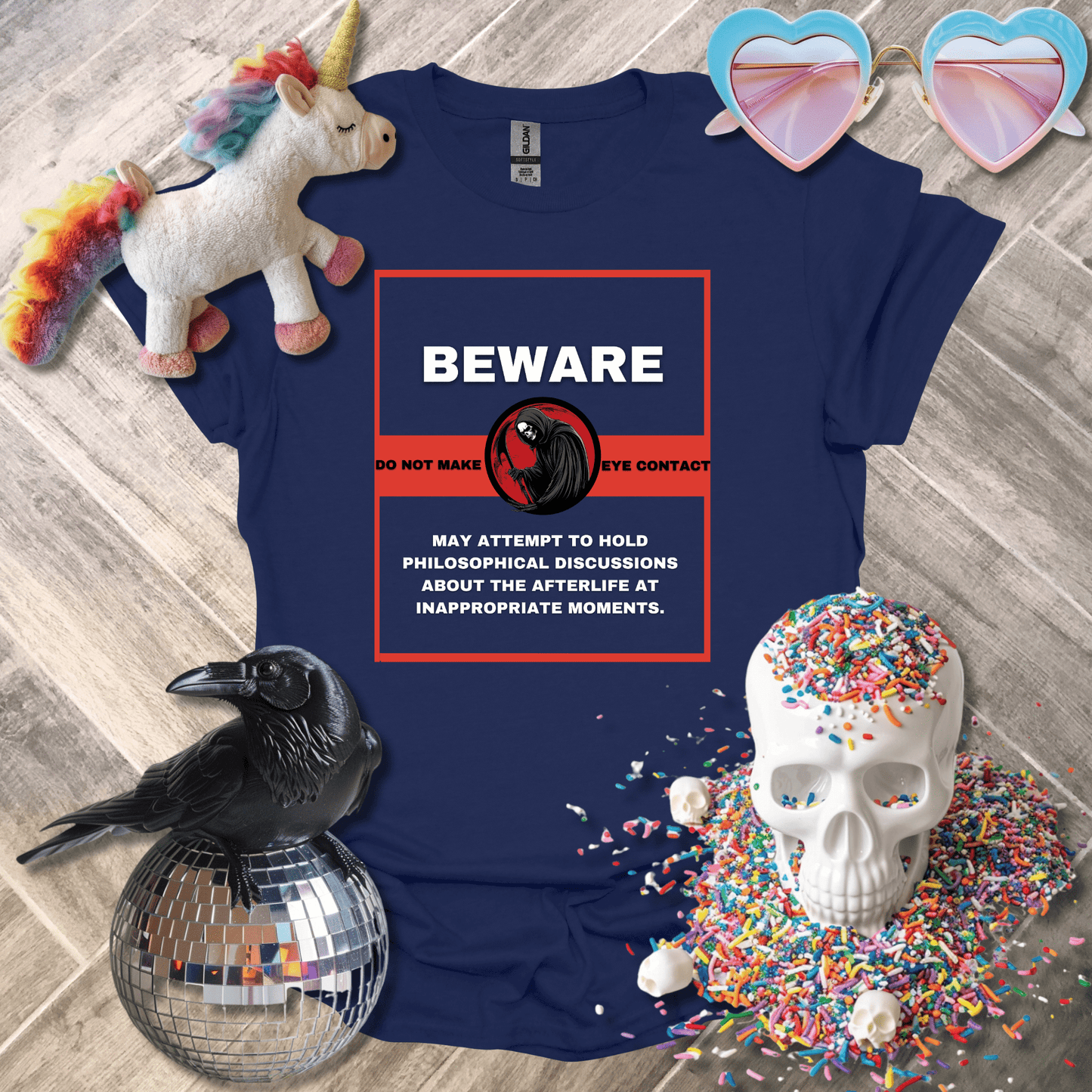 Sadist Ink T-Shirt Navy / S BEWARE T-Shirt