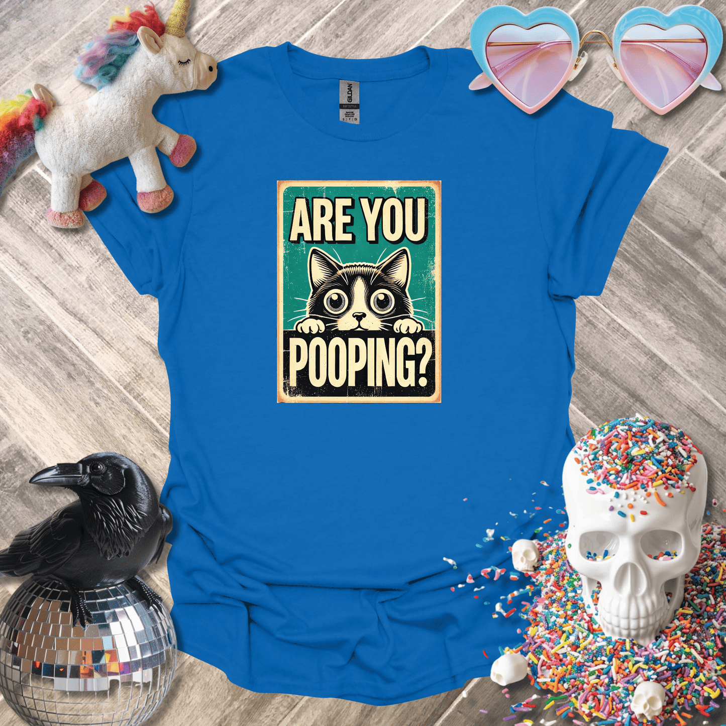 Sadist Ink T-Shirt Royal / S Are You Pooping T-Shirt